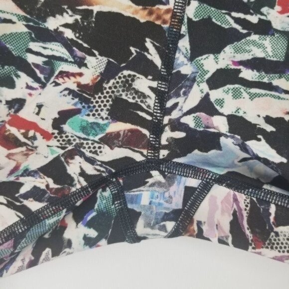 Lululemon Wunder Under LR Tight 28" Leggings Size 4 Culture Clash Multi Black - Picture 6 of 9